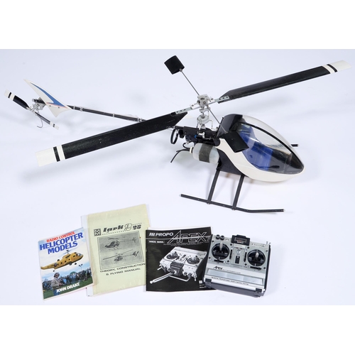 Appraisal: A radio controlled model helicopter from a Micro-mold 'Lark II'