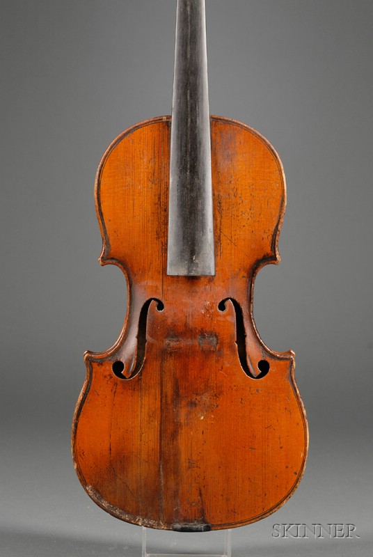 Appraisal: French Violin c labeled LAMBERT A PARIS and branded to