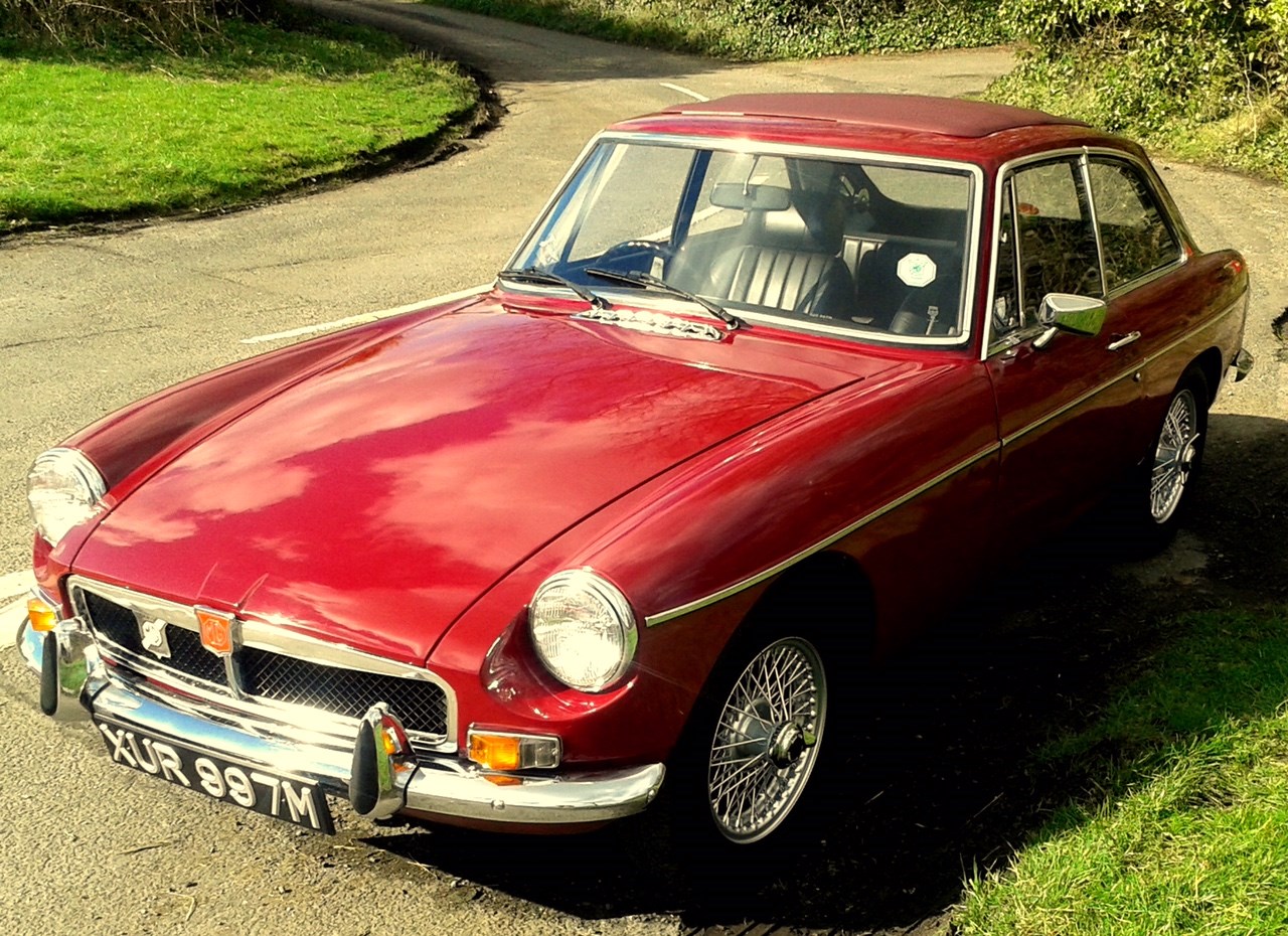 Appraisal: A MGBGT cc damask red with black interior trim engine