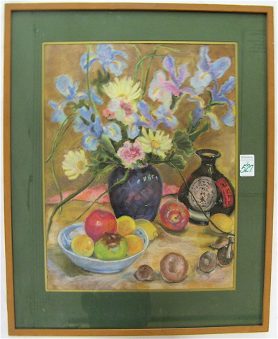 Appraisal: ELEANOR DE HAAS BROOKS PASTEL ON PANEL Alameda California -