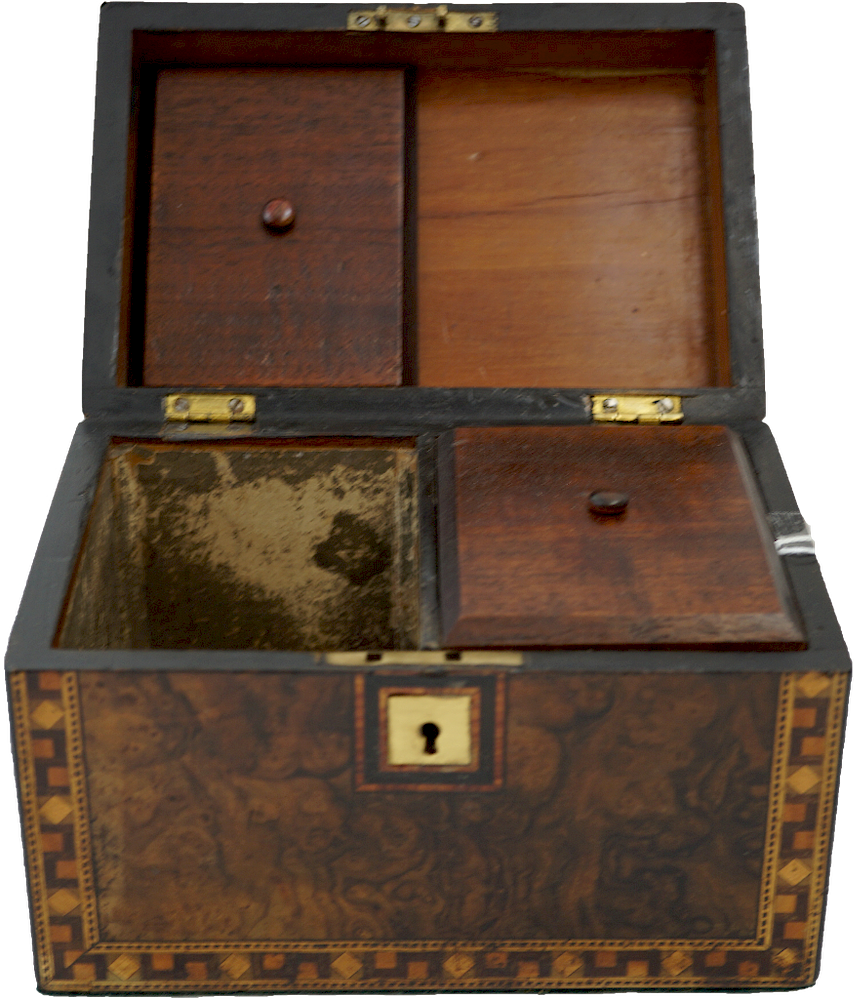 Appraisal: English Regency Tea Caddy English Regency Tea Caddy English regency