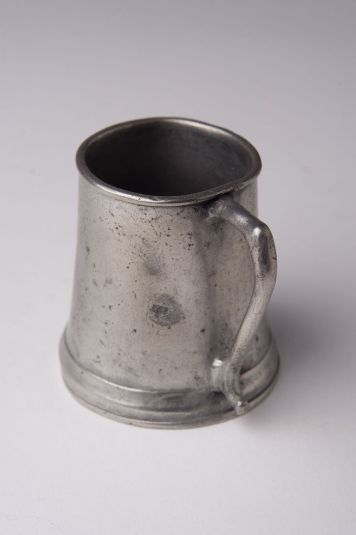 Appraisal: PEWTER MUG ATTRIBUTED TO THOMAS DANFORTH BOARDMAN - Hartford Connecticut