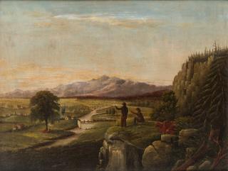 Appraisal: AMERICAN SCHOOL TH CENTURY AMERICAN SCHOOL TH CENTURYHudson Valley Scene