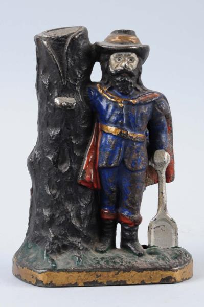 Appraisal: Cast Iron Captain Kidd Still Bank Depicts Captain Kidd next