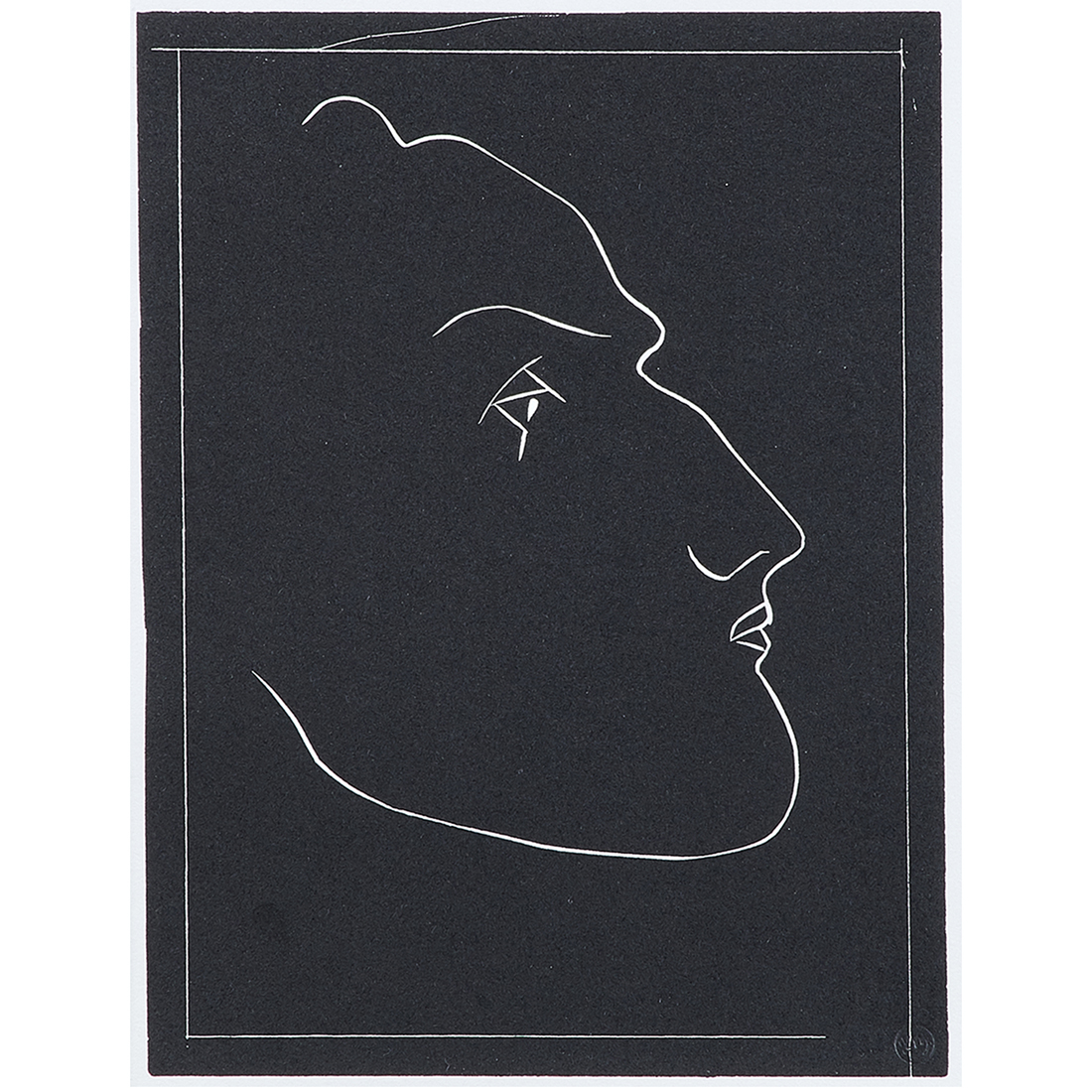 Appraisal: PRINT HENRI MATISSE Henri Matisse French - Profil d'Homme from