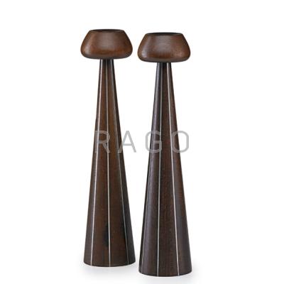 Appraisal: PAUL EVANS - PHIL POWELL - Pair of candlesticks New