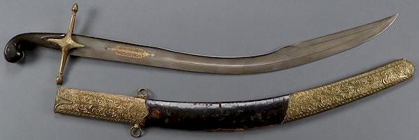 Appraisal: A LARGE OTTOMAN KILIJ SWORD TH CENTURY A LARGE OTTOMAN