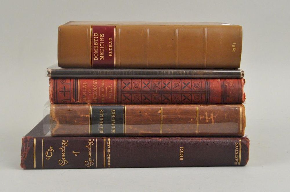 Appraisal: Early Medical Books Buchan Domestic Medicine dated including Blundell's Midwifery