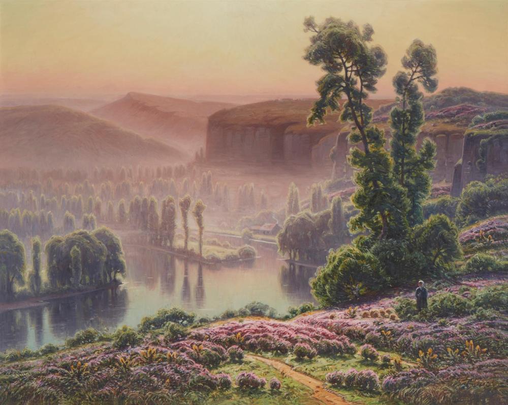 Appraisal: William Didier-Pouget - French Brume de matin Bruy res en