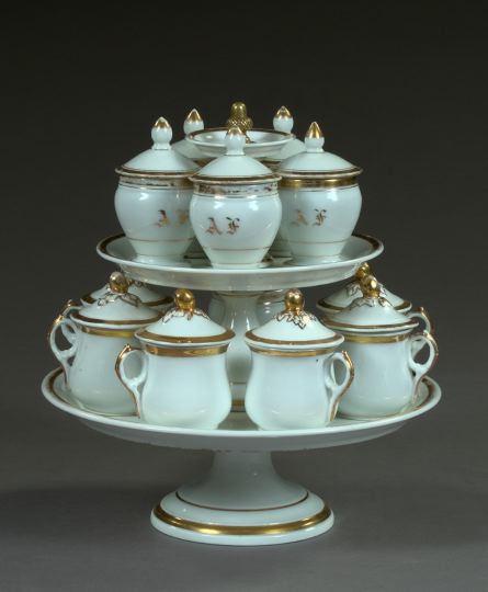 Appraisal: Thirteen-Piece Collection of Porcelain third quarter th century consisting of