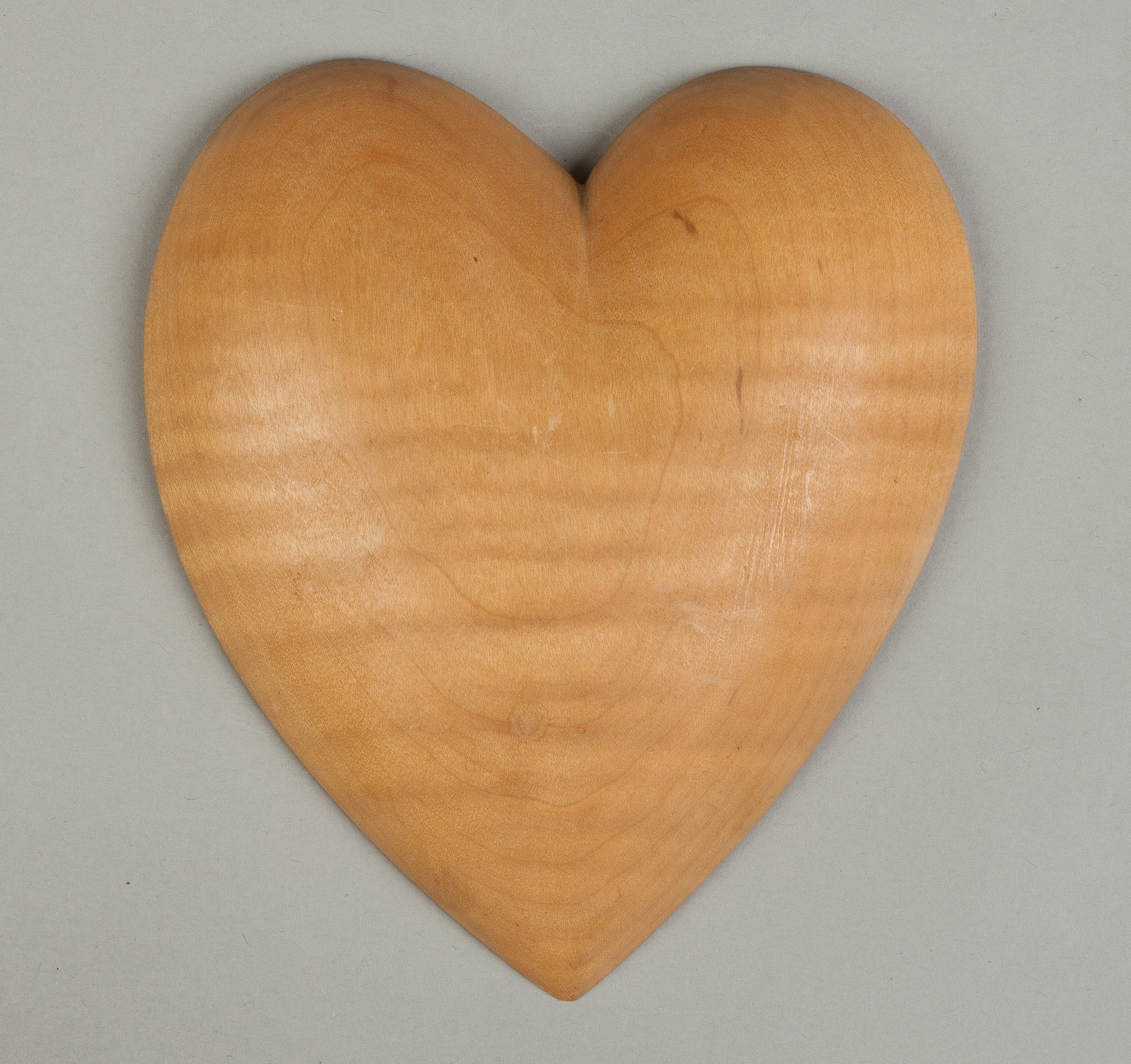 Appraisal: Wendell Castle American Born Carved Maple Heart Congratulations Edie Bill