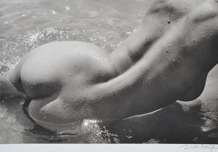 Appraisal: LUCIEN CLERGUE French born Nu de la Place Camargue platinum