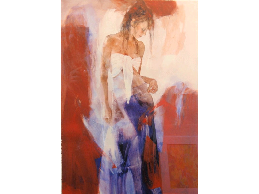 Appraisal: After Christine Comyn b Affection limited edition colour print signed