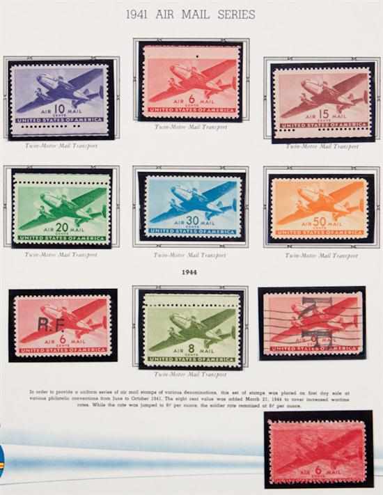 Appraisal: Collection of Airmail stamps - ' Scott C- through C-