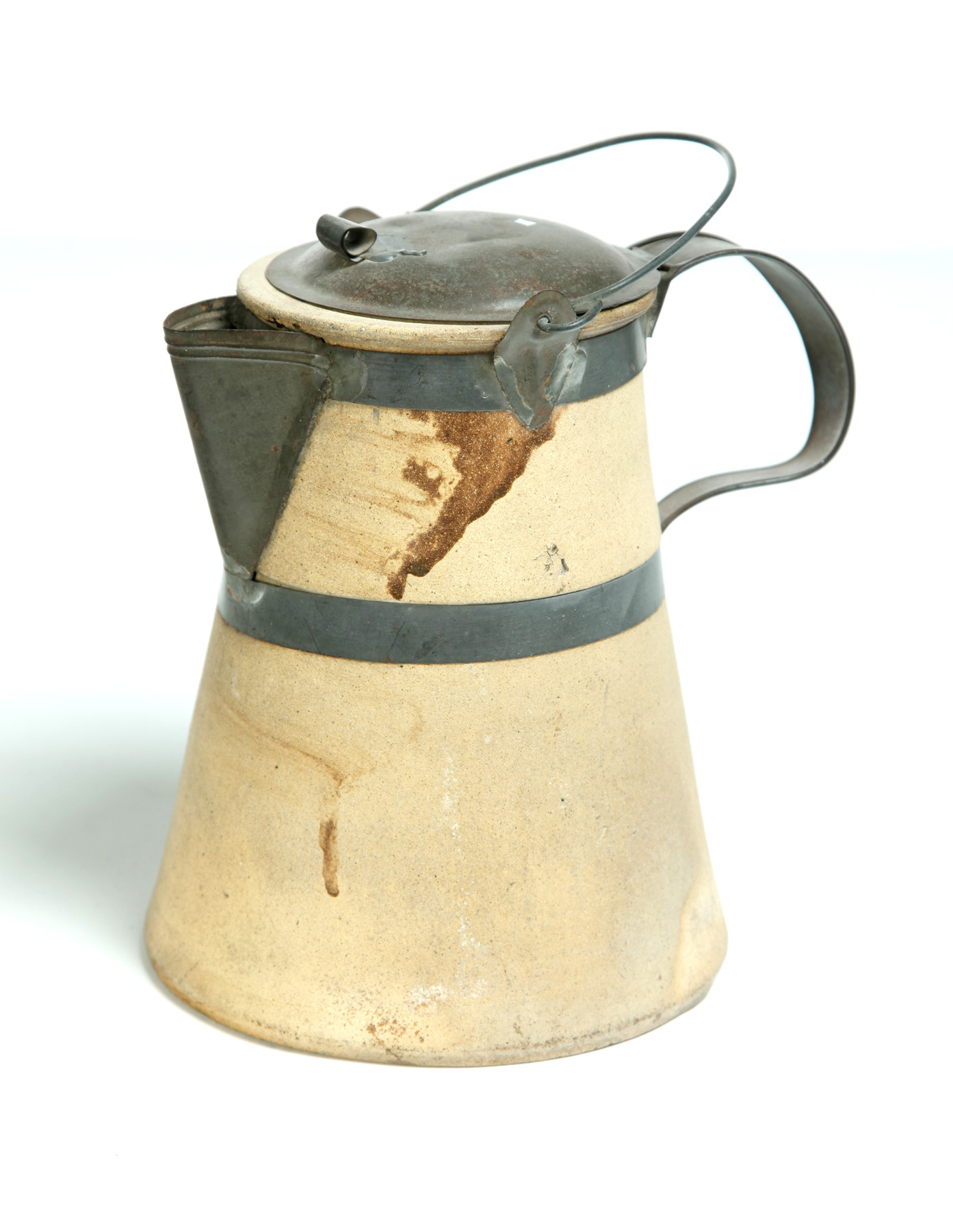 Appraisal: SCHIFFERLE COFFEE POT Patented June St Louis Missouri Tanware with