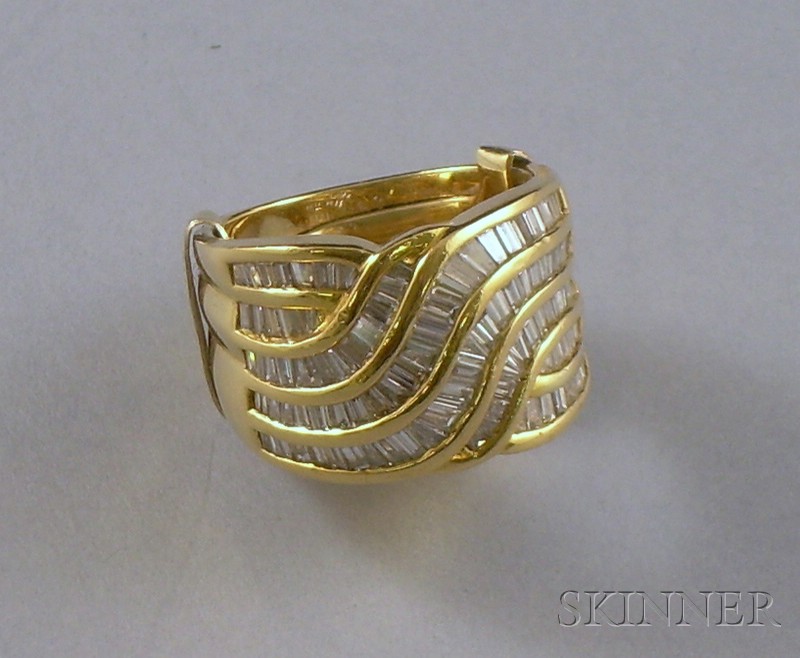 Appraisal: kt Gold and Diamond Ring approx total diamond wt cts