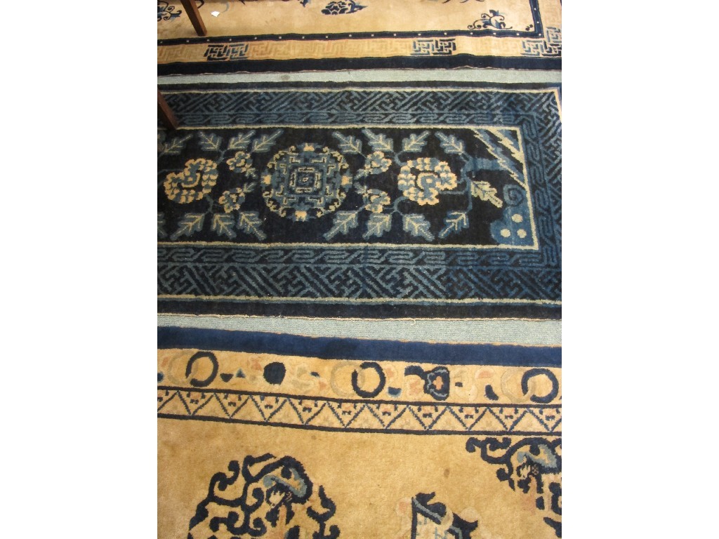 Appraisal: Six Chinese and assorted floor rugs