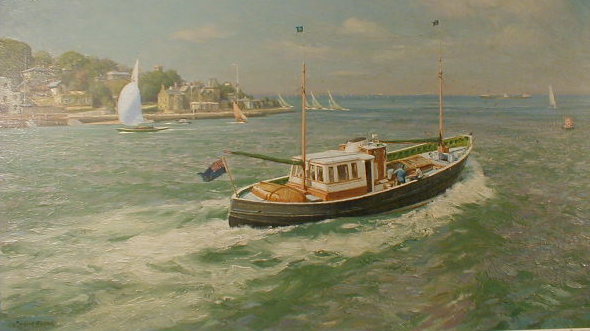 Appraisal: Deryck Foster - Sailing boats and other vessels near to