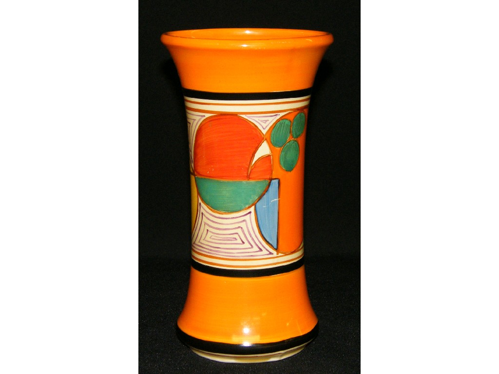 Appraisal: Clarice Cliff 'Melon' Fantasque Bizarre vase shape high