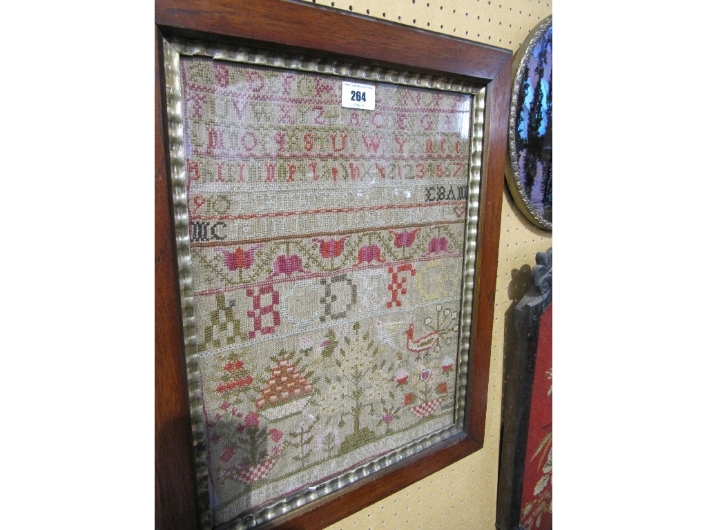 Appraisal: Framed sampler