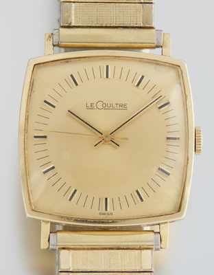 Appraisal: A Gentleman's LeCoultre k Gold Wrist Watch k yellow gold