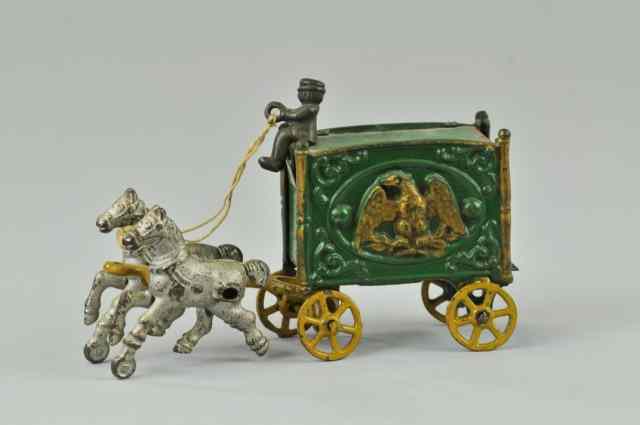 Appraisal: HUBLEY EAGLE CIRCUS WAGON Cast iron smallest of the circus