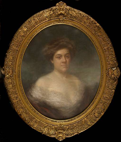 Appraisal: American School th century Portrait of Emily Lorillard of Tuxedo