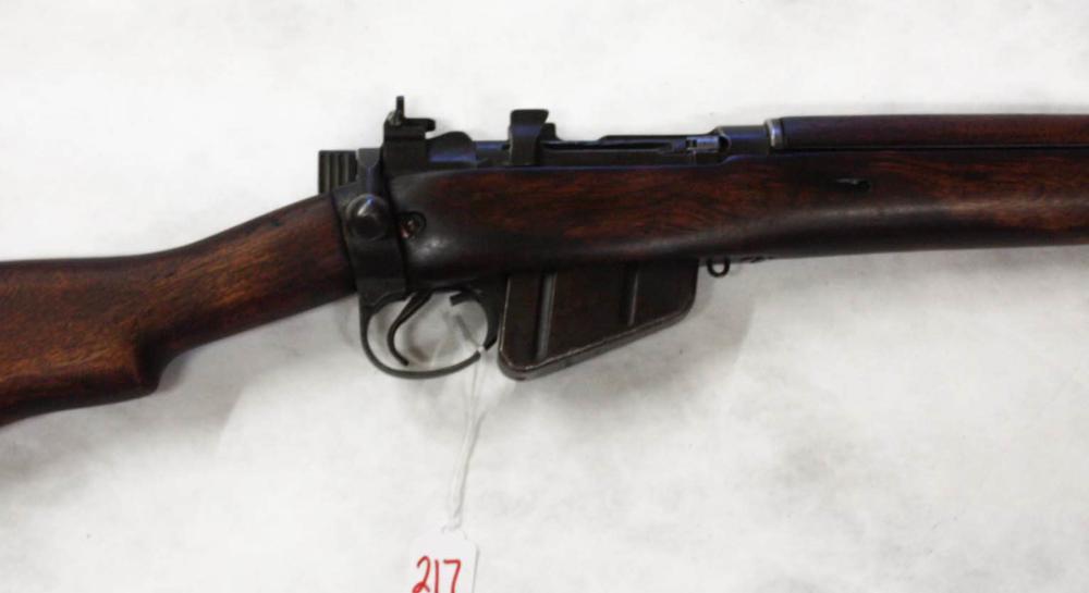 Appraisal: SPORTERIZED ENFIELD NO MK BOLT ACTION RIFLE British caliber barrel