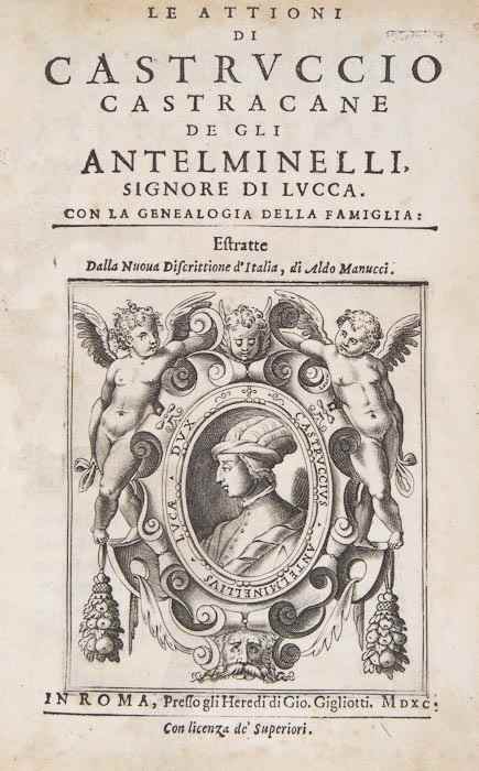 Appraisal: Manutius Aldus Le attioni di Castruccio Castracane de gli Antelminelli