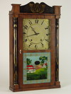 Appraisal: SHELF CLOCK - th C thirty hour time and strike