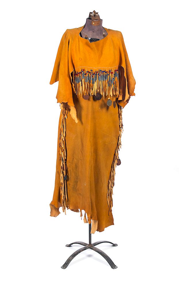 Appraisal: Native American Leather Dress Good condition with normal wear Please