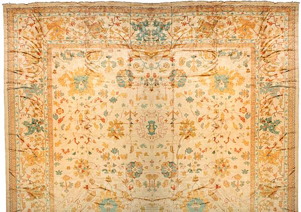 Appraisal: An Oushak carpet West Anatolia circa size approximately ft in