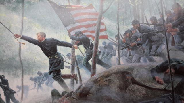 Appraisal: Mort Kunstler Print Chamberlain's Charge A Gettysburg - Commemorative print