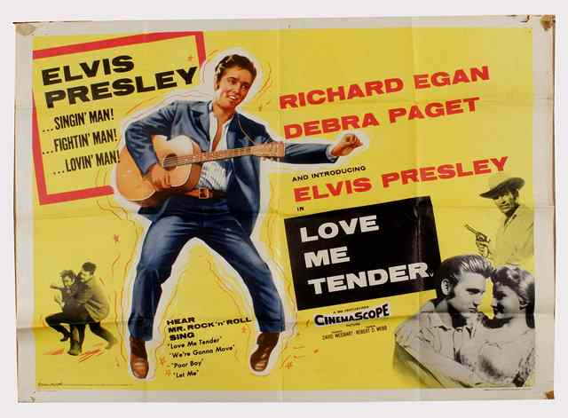 Appraisal: LOVE ME TENDER th Century Fox musical starring Elvis Presley