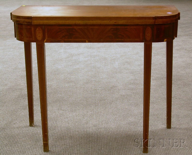 Appraisal: Mersman Bros Mt Vernon Replica Federal-style Inlaid Mahogany and Mahogany