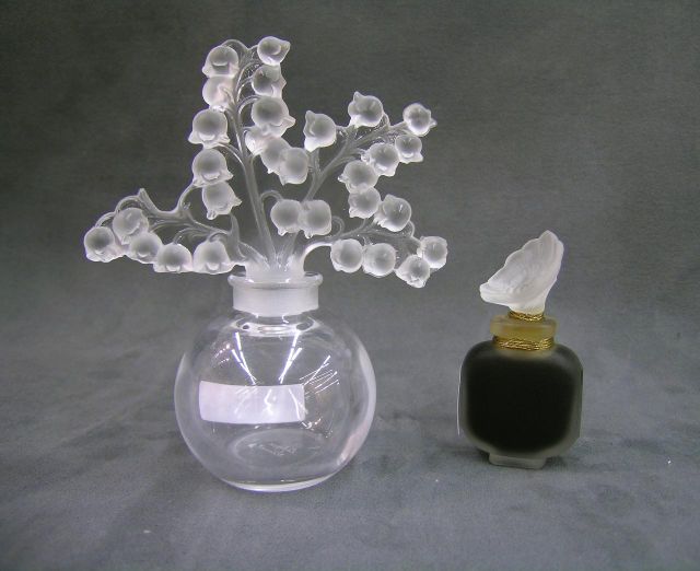 Appraisal: Lalique Clairefontaine perfume with Lily of the Valley stopper originally