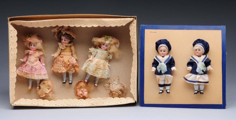 Appraisal: Lot Of Sets of Reproduction Dolls Made in Germany Pair