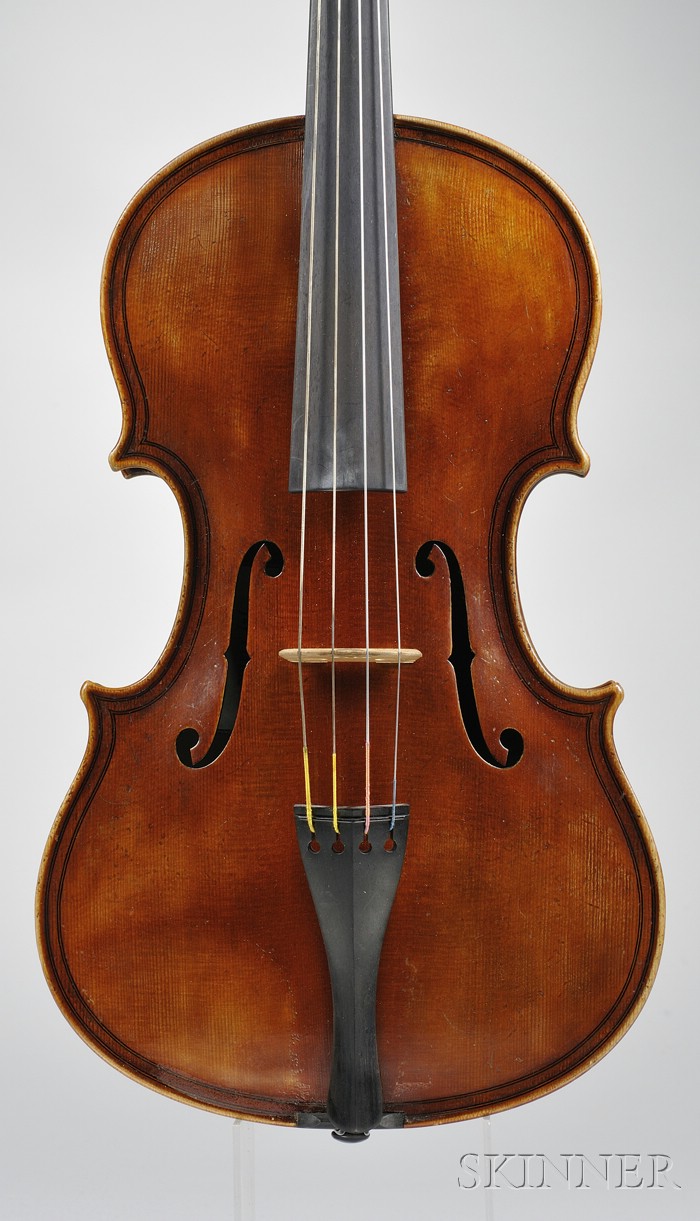 Appraisal: Modern Viola labeled JAY HAIDE length of back cm in