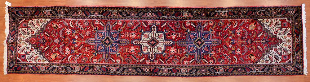 Appraisal: Mehrevan Heriz Runner Persia x Hand-knotted second half- th century