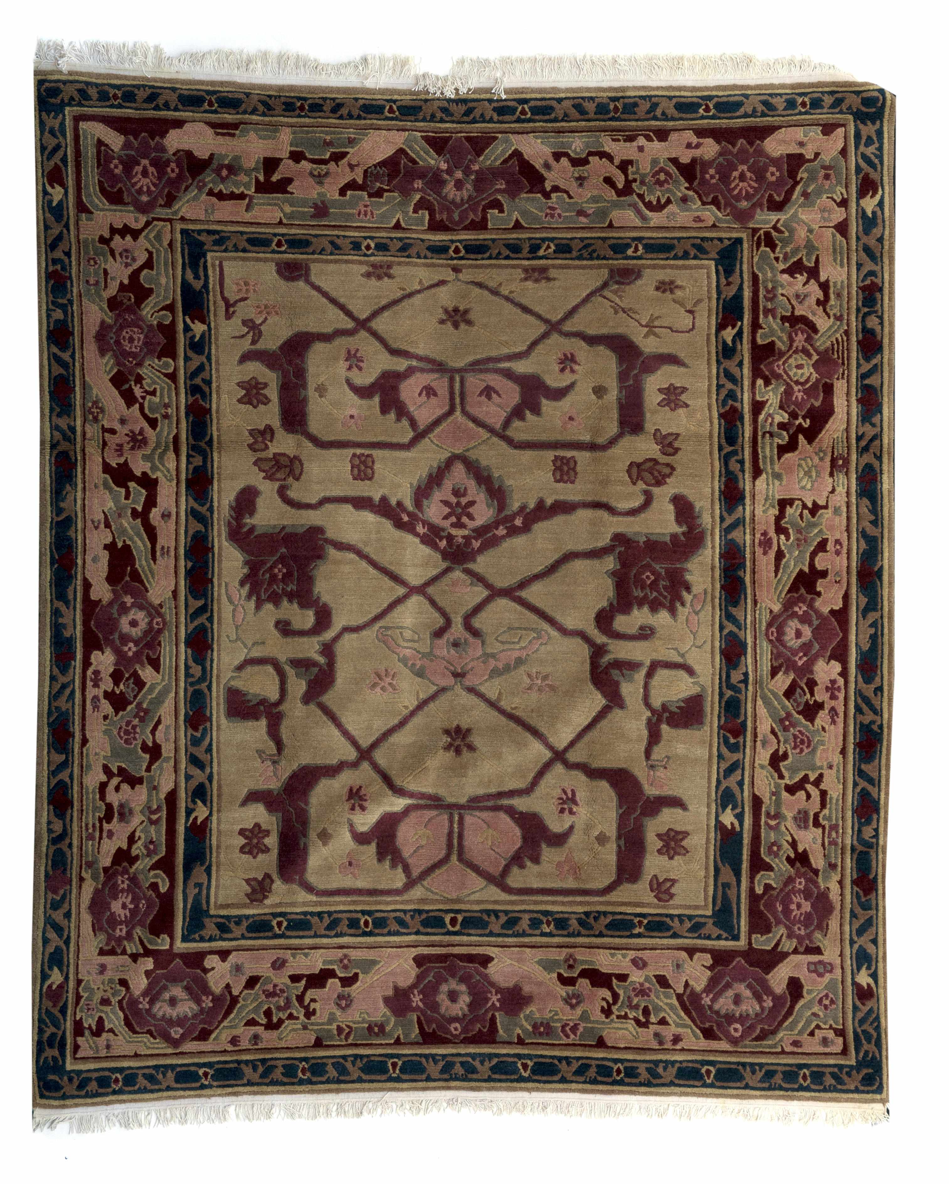 Appraisal: A Tibetan carpet size approximately ft in x ft in