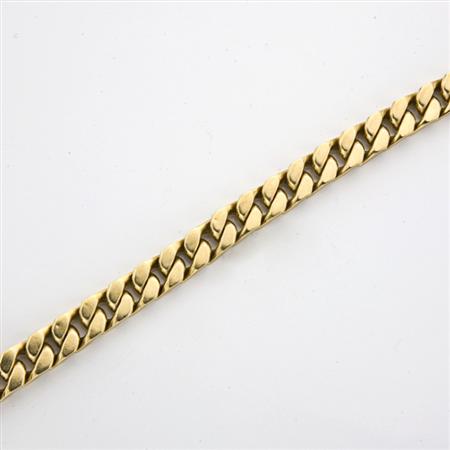 Appraisal: Gold Curb Link Bracelet Estimate -