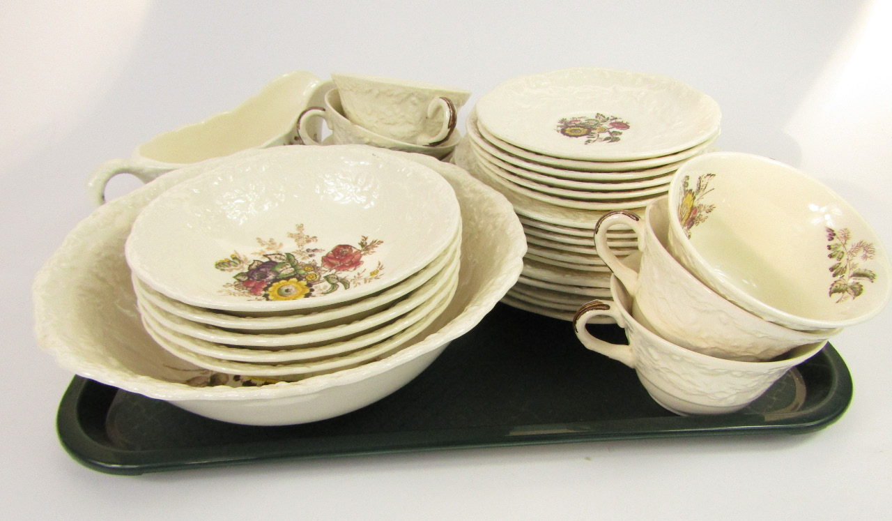 Appraisal: A Mason's Ironstone part dinner and tea service decorated in