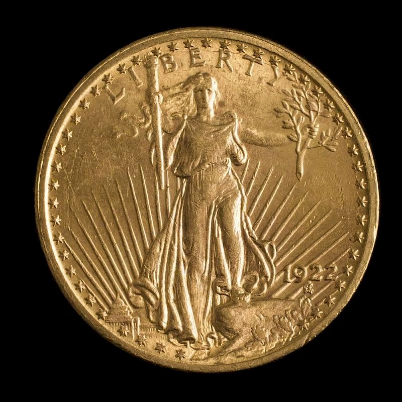 Appraisal: U S Double Eagle Philadelphia Mint U S double eagle