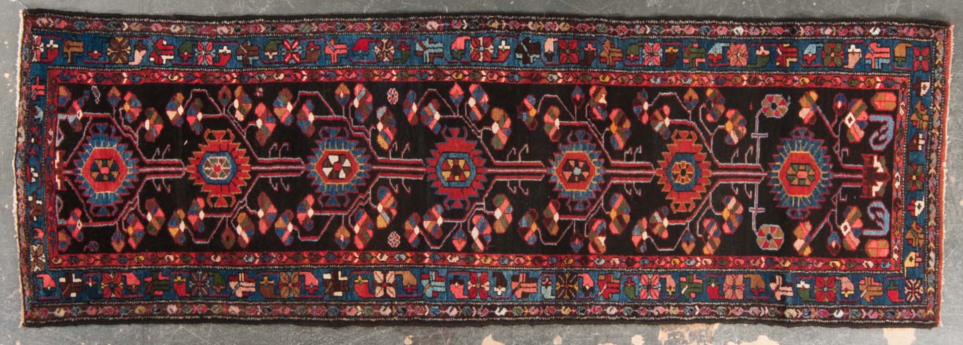 Appraisal: Antique Bahktiari runner approx x Persia circa