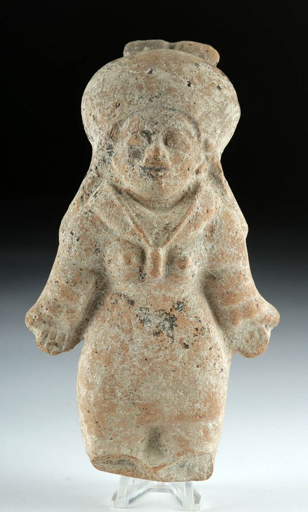 Appraisal: Jamacoaque Pottery Female Effigy Figure Pre-Columbian Ecuador Jamacoaque Jama Coaque