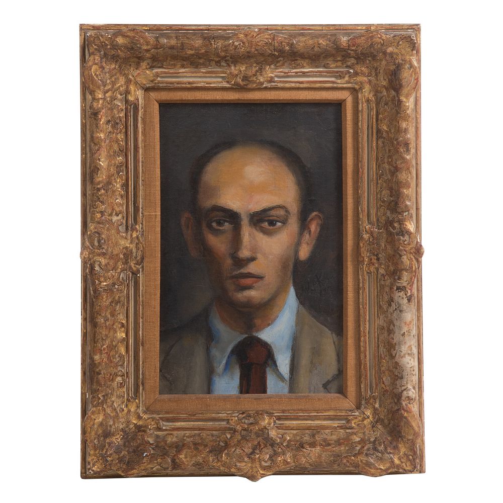 Appraisal: Walt Kuhn Portrait of a Young Man oil American -