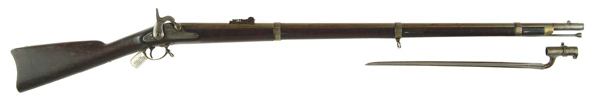 Appraisal: RICHMOND LOW HUMP RIFLE MUSKET WITH BAYONET Cal NSN part