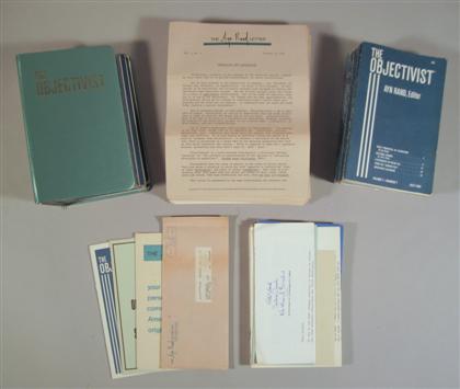 Appraisal: Lot Ayn Rand - Periodical Literature Pamphlets Ephemera The Objectivist