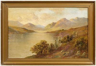 Appraisal: Francis Jamieson painting British - quot The Trossachs Loch Catnne