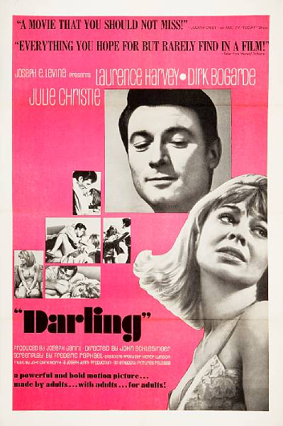 Appraisal: Darling Embassy Pictures one-sheet condition B linen-backed x in